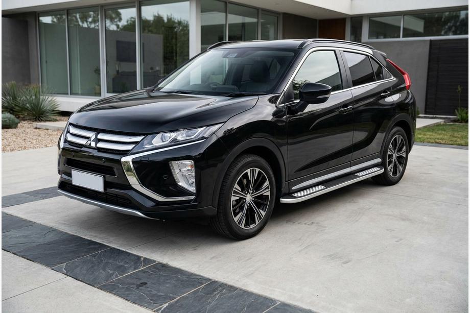 Mitsubishi Eclipse Cross 2017– Sidosteg Tayga V2 (2 st, aluminium) Image