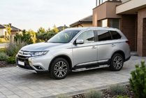 Mitsubishi Outlander 2012–2021 Sidosteg Tayga V2 (2 st, aluminium) foto 1