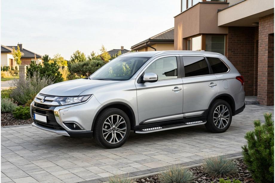 Mitsubishi Outlander 2012–2021 Sidosteg Tayga V2 (2 st, aluminium) Image