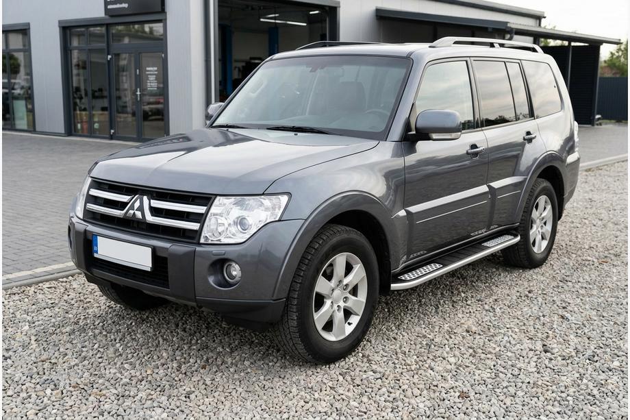 Mitsubishi Pajero Wagon IV 2006–2021 Sidosteg Tayga V2 (2 st, aluminium) Image