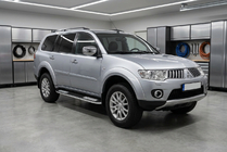 Mitsubishi Pajero Sport 2008–2015 Sidosteg Tayga V2 (2 st, aluminium) foto 1