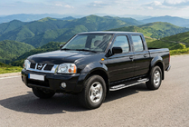 Nissan NP300 1999–2015 Sidosteg Tayga V2 (2 st, aluminium) foto 1