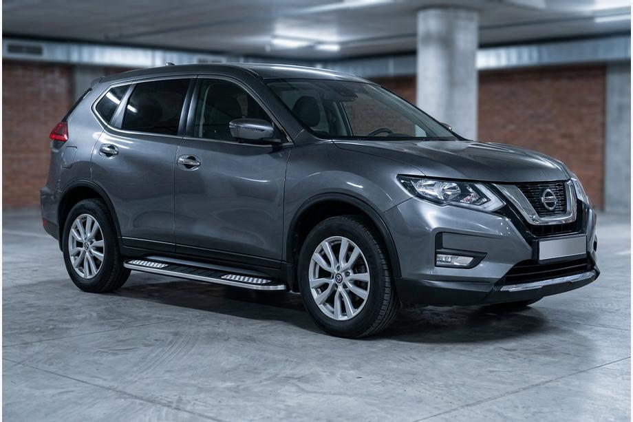 Nissan X-trail T32/Rogue 2014–2021 Sidosteg Tayga V2 (2 st, aluminium) Image