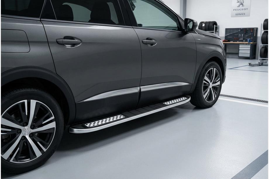 Peugeot 5008 2016–2023 Sidosteg Tayga V2 (2 st, aluminium) Image