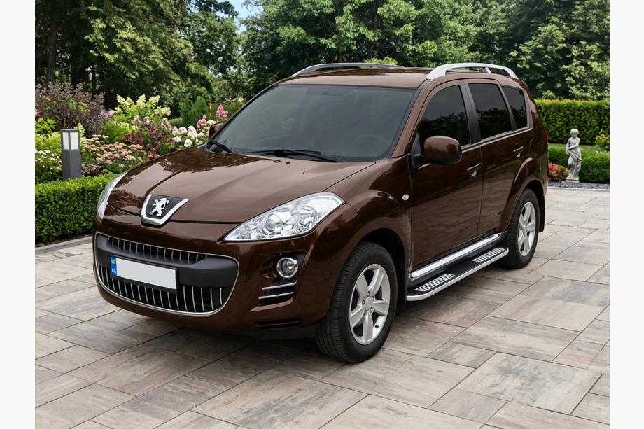 Peugeot 4007 2007–2013 Sidosteg Tayga V2 (2 st, aluminium) Image