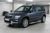 Skoda Yeti 2009–2017 Sidosteg Tayga V2 (2 st, aluminium) foto 1