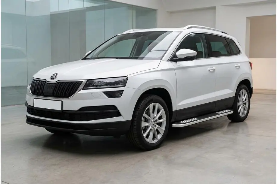 Skoda Karoq 2018– Sidosteg Tayga V2 (2 st, aluminium) Image