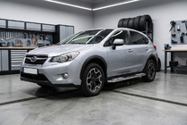 Subaru XV 2011–2017 Sidosteg Tayga V2 (2 st, aluminium) foto 1