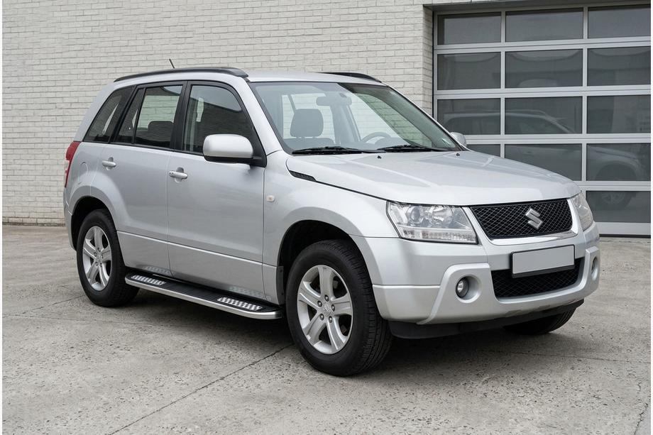 Suzuki Grand Vitara 2005–2017 Sidosteg Tayga V2 (2 st, aluminium) Image