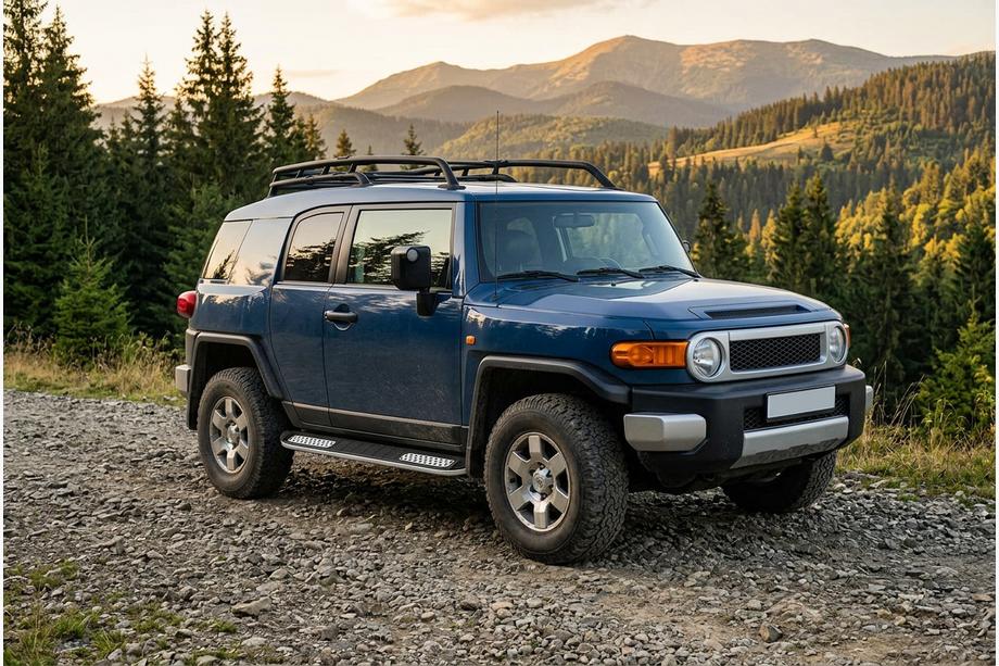 Toyota FJ Cruiser 2006–2022 Sidosteg Tayga V2 (2 st, aluminium) Image