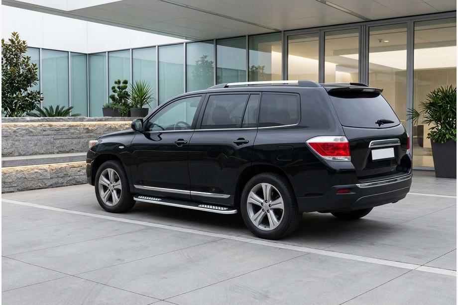 Toyota Highlander 2008–2013 Sidosteg Tayga V2 (2 st, aluminium) Image