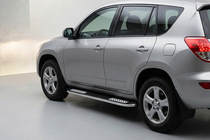 Toyota Rav 4 2006–2013 Sidosteg Tayga V2 (2 st, aluminium) foto 1