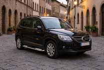 Volkswagen Tiguan 2007–2016 Sidosteg Tayga V2 (2 st, aluminium) foto 1