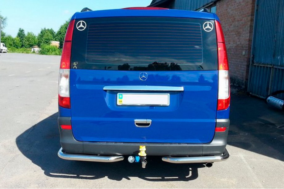 Mercedes Vito W639 2004–2014 Bakre hörn AK003 (2 st, rostfritt) Mellan- och lång hjulbas Foto 10