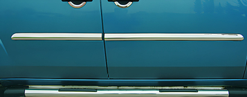 Fiat Doblo I 2001–2005 Dörrlister (4 st, rostfritt stål) Carmos - turkiskt stål foto 1