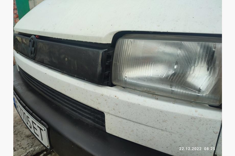 Volkswagen T4 Transporter 1990–2003 Övre vintertäckning för grillen Blank för platt front (Flat Front) Foto 4