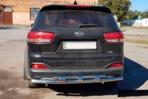 Kia Sorento II XM 2009–2014 Bakre skyddsbåge AK015 (rostfri) foto 3