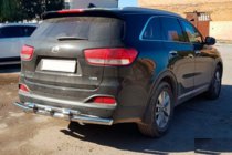 Kia Sorento II XM 2009–2014 Bakre skyddsbåge AK015 (rostfri) foto 2