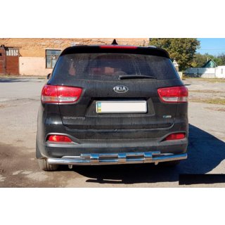 Bakre skyddsbåge AK015 (rostfri) Kia Sorento II XM 2009–2014 foto 3