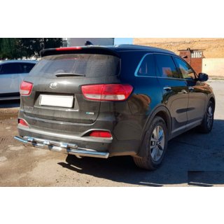 Bakre skyddsbåge AK015 (rostfri) Kia Sorento II XM 2009–2014 foto 2