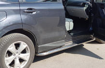 Subaru Forester 2013–2018 Sidosteg Premium (2 st, rostfritt) foto 2