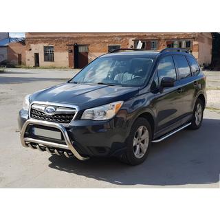 Frontbåge WT003 (rostfritt stål) Subaru Forester 2013–2018 foto 2