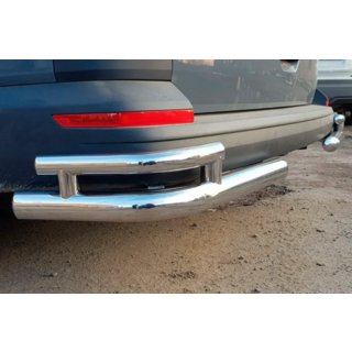 Bakre hörndelar AK003-Double (2 st, rostfritt) Volkswagen T6 2015–2024 foto 1