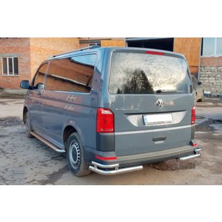Bakre hörndelar AK003-Double (2 st, rostfritt) Volkswagen T6 2015–2024 foto 4