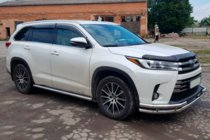 Toyota Highlander 2013–2019 Frontbåge ST-Special (rostfritt stål) foto 5