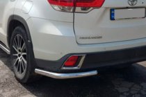 Toyota Highlander 2013–2019 Bakre hörndelar (2 st, rostfritt) foto 2