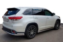 Toyota Highlander 2013–2019 Bakre skyddsbåge AK005-2 (2 st, rostfritt stål) foto 1