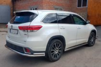Toyota Highlander 2013–2019 Bakre skyddsbåge AK005-2 (2 st, rostfritt stål) foto 6