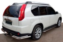 Nissan X-trail T31 2007–2014 Bakre hörn AK003-Double (2 st, rostfritt) foto 1