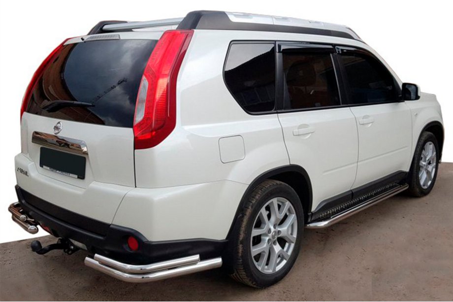 Nissan X-trail T31 2007–2014 Bakre hörn AK003-Double (2 st, rostfritt) Image