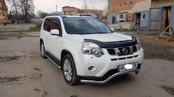 Nissan X-trail T31 2007–2014 Främre skyddsbåge ST007 (rostfri) foto 2