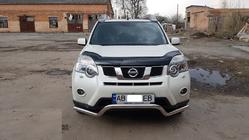 Nissan X-trail T31 2007–2014 Främre skyddsbåge ST007 (rostfri) foto 3