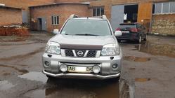 Nissan X-trail T30 2002–2007 Främre skyddsbåge ST007 (rostfri) foto 2