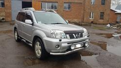 Nissan X-trail T30 2002–2007 Främre skyddsbåge ST007 (rostfri) foto 3