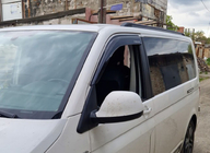 Volkswagen T5 Caravelle 2004–2010 Integrerade takrails (svarta) foto 40