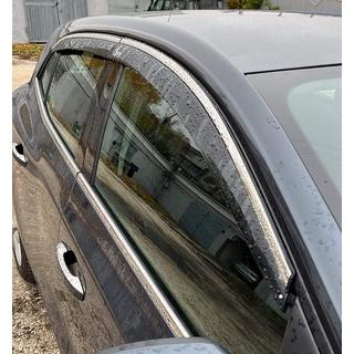 Vindavvisare med kromlist HB (4 st, Niken) Renault Megane IV 2016–2025 foto 1