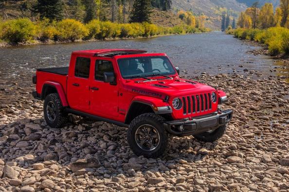 Test av fyrhjulsdrivna rambyggda pick-upen Jeep Gladiator