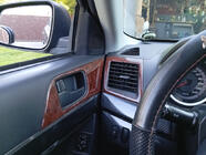 Mitsubishi Lancer X 2008– Instrumentpanelslister (Meric) Aluminium foto 2
