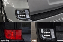 Toyota Land Cruiser 200 2007–2021 Bakre dimljus 2016-2021 (Executive Black) foto 1