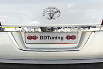Toyota Land Cruiser 200 2007–2021 Registreringsskyltshållare, standard Vit foto 2
