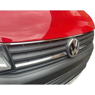 Kromlist i rostfritt stål för övre delen av grillen 2015-2019 (1 st) Volkswagen T6 2015–2024 foto 1