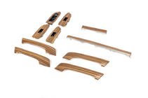 Toyota Land Cruiser Prado 150 2009–2023 Set med instrumentpanelsinlägg i ljus trälook foto 2