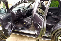 Mitsubishi Outlander 2006–2012 Sidosteg Bosphorus Grey (2 st, aluminium) foto 6