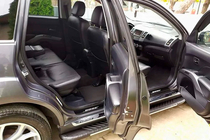 Mitsubishi Outlander 2006–2012 Sidosteg Bosphorus Grey (2 st, aluminium) foto 7