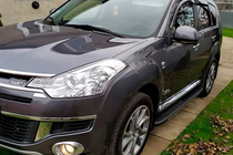 Mitsubishi Outlander 2006–2012 Sidosteg Bosphorus Grey (2 st, aluminium) foto 2