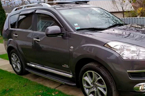 Mitsubishi Outlander 2006–2012 Sidosteg Bosphorus Grey (2 st, aluminium) foto 1